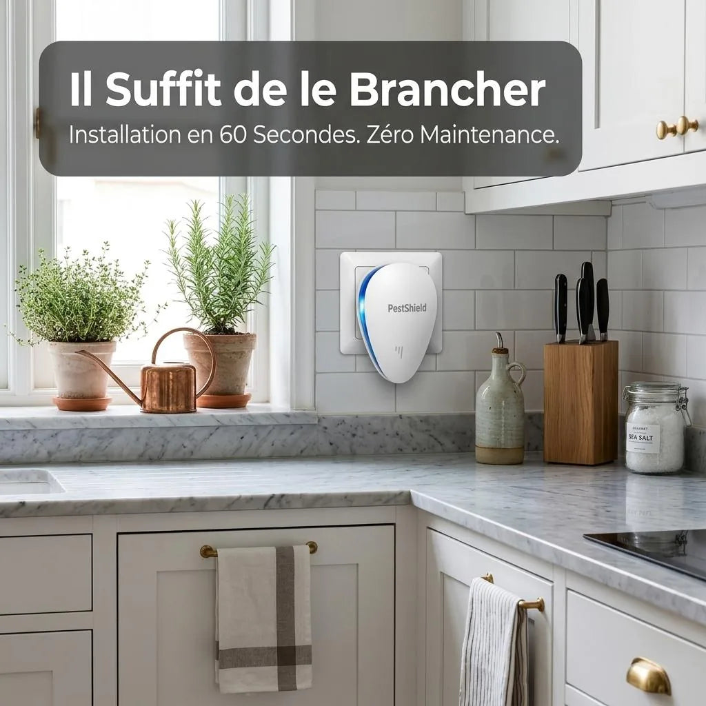 PestShield Anti-Souris — Répulsif Ultrason Rongeurs
